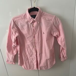 Ralph Lauren Pink Button Down Shirt for Kids